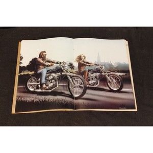 Vintage 1979 July Easyriders Motorcycle Magazine David Mann Centerfold Artwork